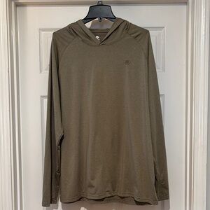 Mofiz Olive Green Men's Hoodie Shirt